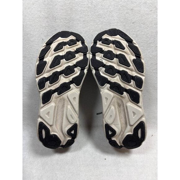 Hoka Mens Clifton 9 Running Shoes Size 8.5 Black & White - Picture 6 of 10